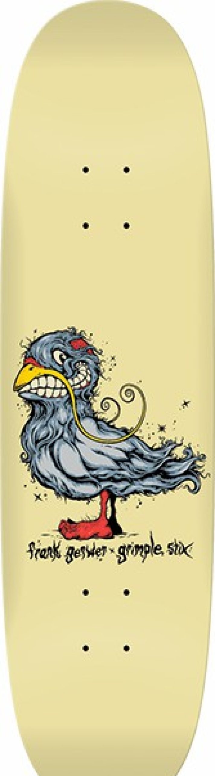 Skateboards ANTI HERO | Ah Gerwer Pigeon Vision Deck-8.75 Cream