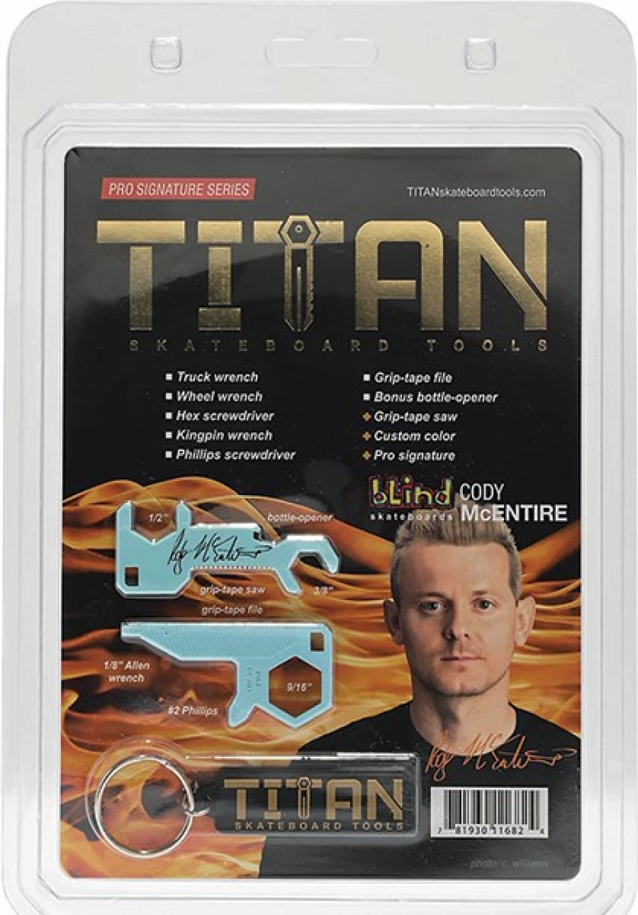 Clothing & Accessories TIT | Titan Skate Tool Mcentire Pro Signature Series Blu