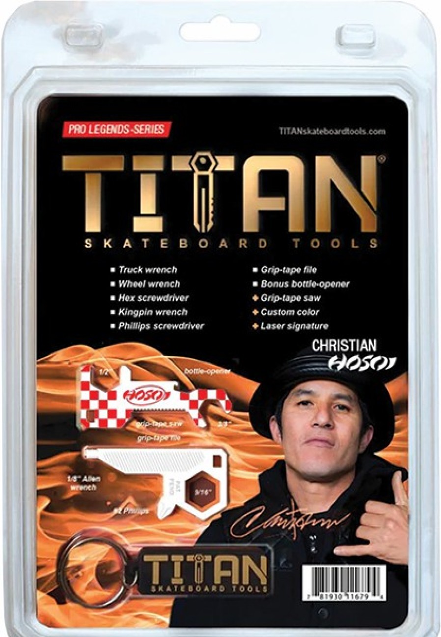 Clothing & Accessories TIT | Titan Skate Tool Hosoi Pro Legends Series White