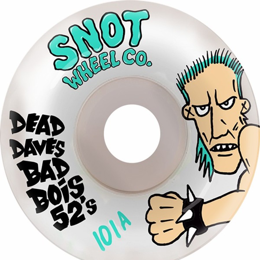 Components SNT | Snot Dead Dave Dead Boi'S 52Mm 101A Wht X4