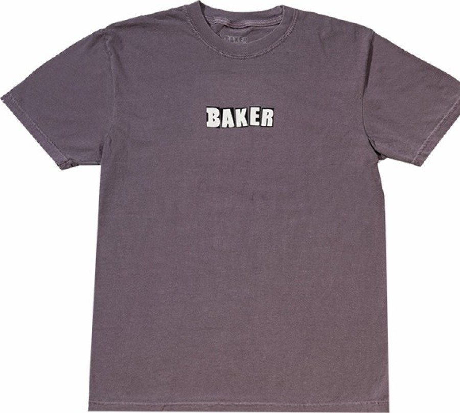 Clothing & Accessories BAKER | Baker Brand Logo Ss S-Wine Wash