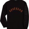 Clothing & Accessories Spitfire | Sf Old E Embers Ls S-Blk