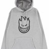 Clothing & Accessories Spitfire | Sf Bighead Hd/Swt Xl-Heather Grey/Blk