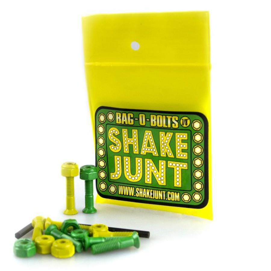 Components SHAKE JUNT | Sj Bag-O-Bolts All Grn & Yel 7/8″(Allen) 1Set – 087