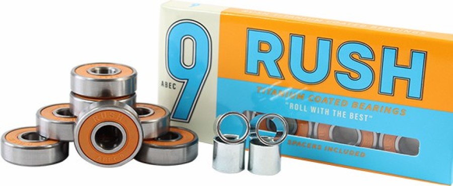 Components RUSH BEARINGS | Rush Abec-3 Bearings W/Spacers Ppp – 9Ws