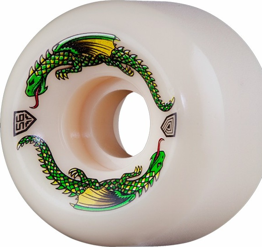 Components Powell Peralta | Pwl/P Df Green Dragon 56/36Mm 93A White X4