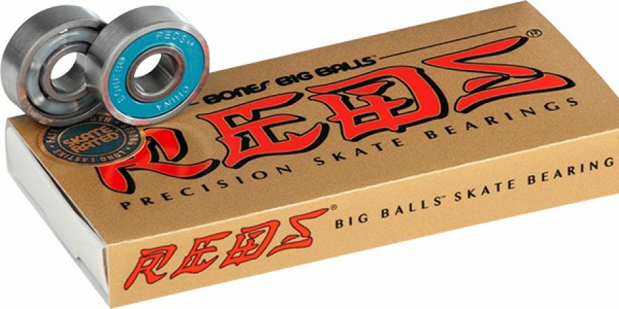 Components Bones Bearings | Bones Big Balls Reds (Single Set) Bearings – 010