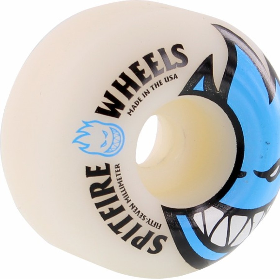 Components Spitfire | Sf Bighead 57Mm Wht W/Lt.Blue X4