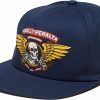 Clothing & Accessories Powell Peralta | Pwl/P Winged Ripper Patch Hat Adj-Navy