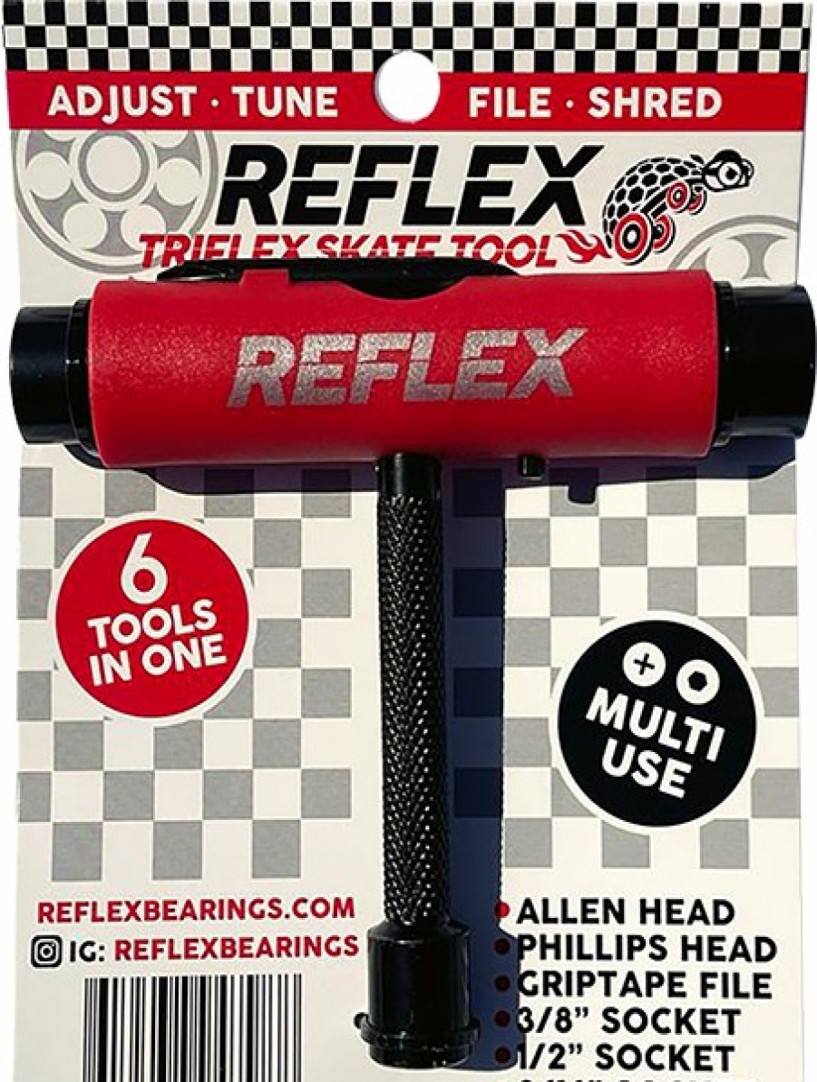 Clothing & Accessories Reflex | Reflex Triflex Skate Tool Red