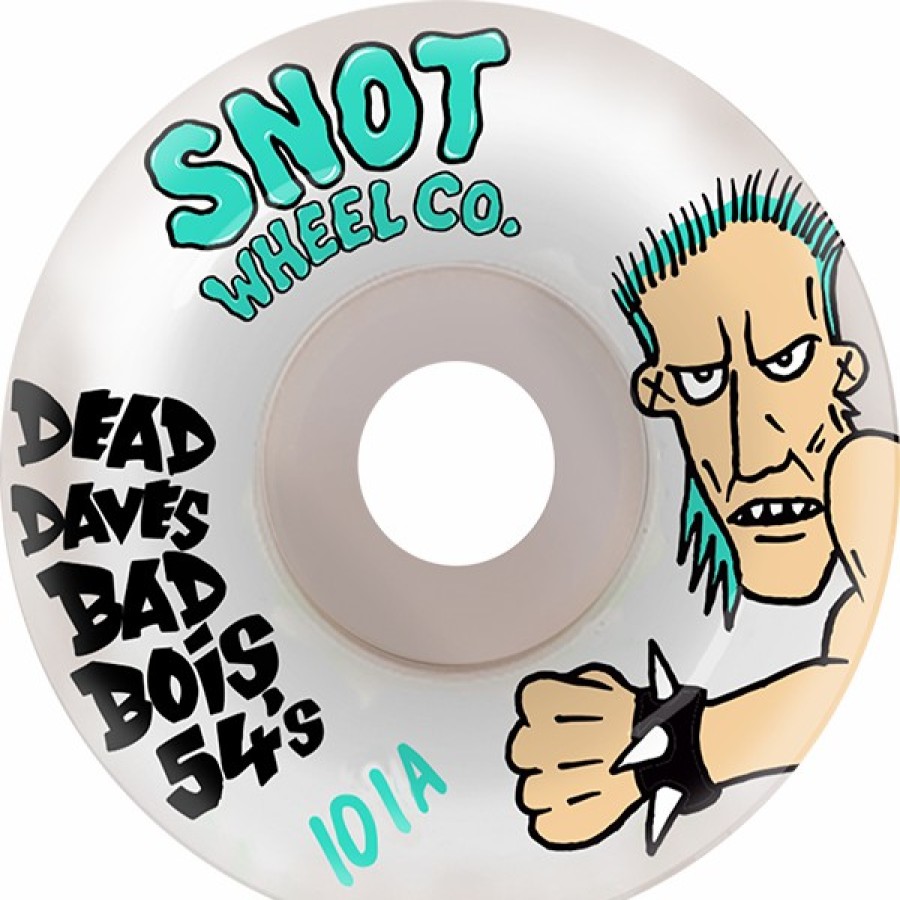 Components SNT | Snot Dead Dave Bad Boi'S 54Mm 101A Wht X4