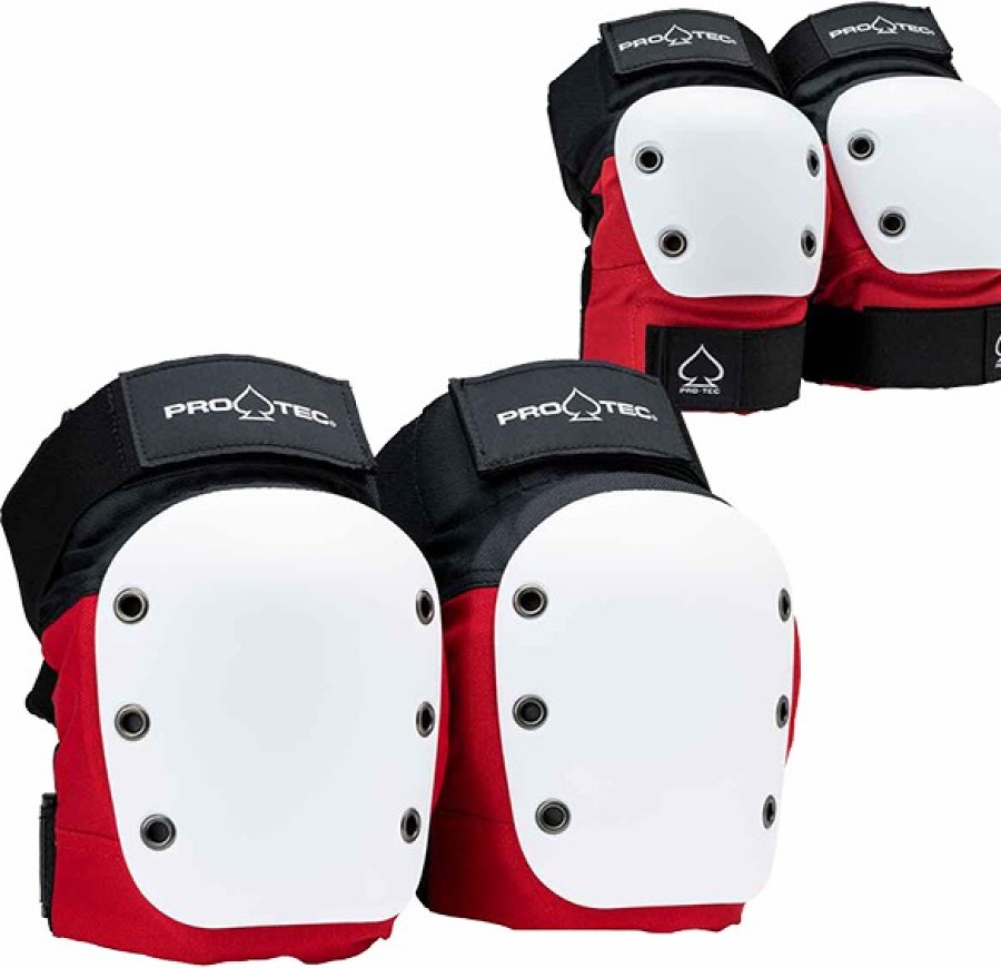 Clothing & Accessories Pro Tec | Protec Street Combo 2/Pk S-Red/Wht/Blk