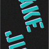 Components SHAKE JUNT | Sj Single Sheet Foy Blk/Teal/Pink 9″X33″ – Ykg