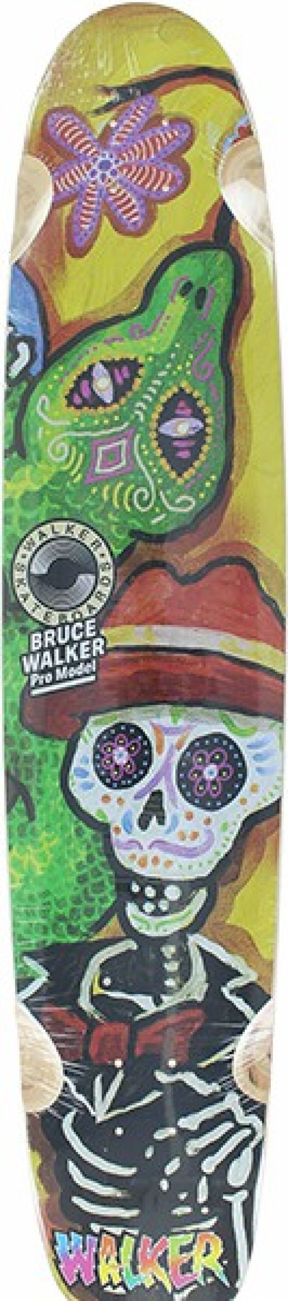 Skateboards WAL | Walker Muerto Mural Tuxedo Deck-8.75×41.75