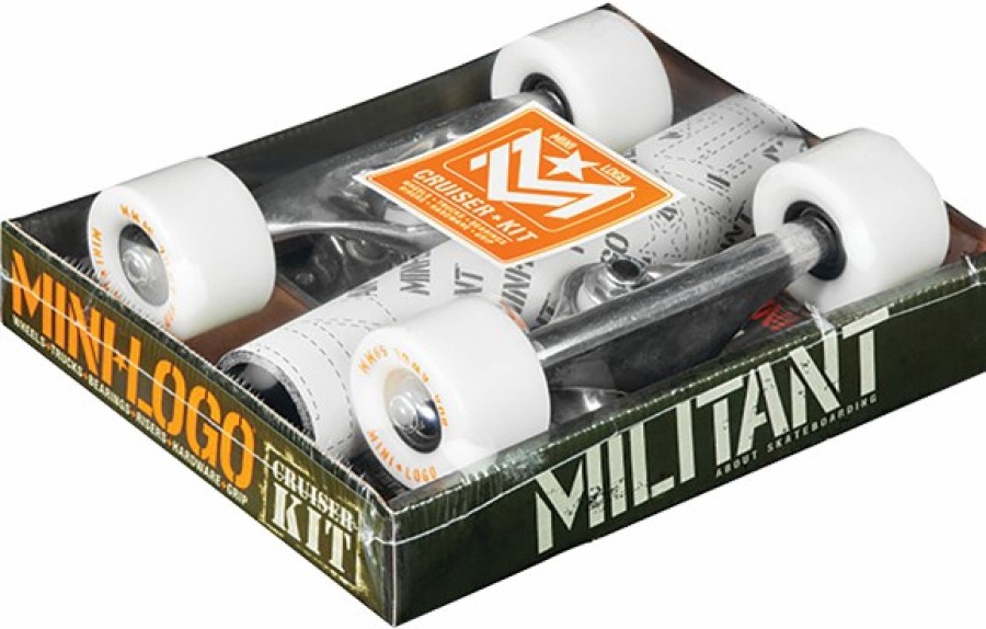 Components Mini Logo | Ml Cruiser Kit Comp Pack 8.3 Raw 59Mm/80A Wht X2