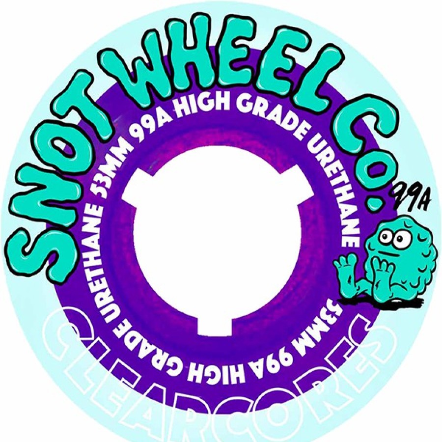 Components SNT | Snot Clear Cores 53Mm 99A Teal/Clr.Purple X4