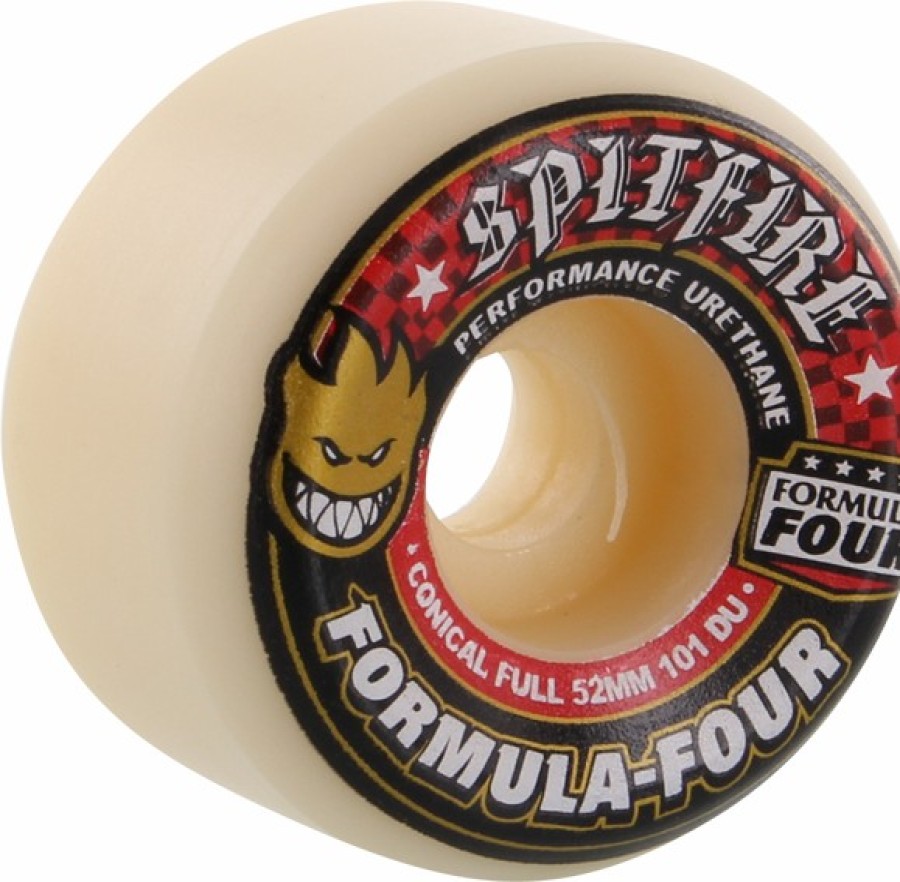 Components Spitfire | Sf F4 101A Conical Full 52Mm Wht W/Red X4