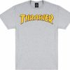 Clothing & Accessories Thrasher | Thrasher Cover Logo Ss S-Ash Grey