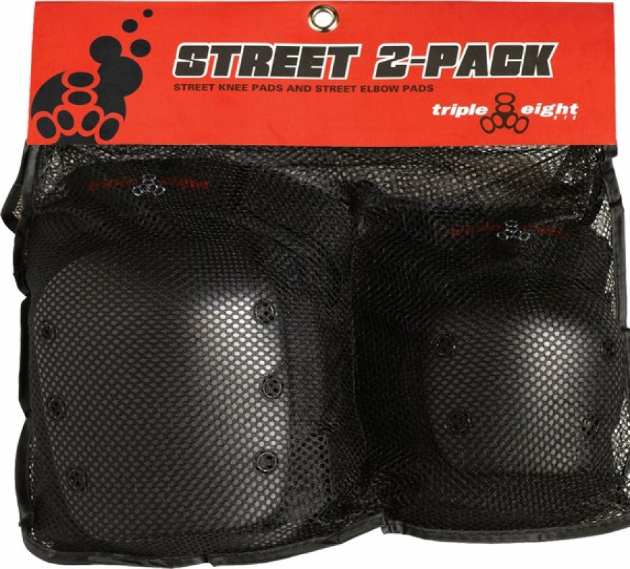 Clothing & Accessories triple eight | Triple 8 Street 2/Pack Jr Black – 000