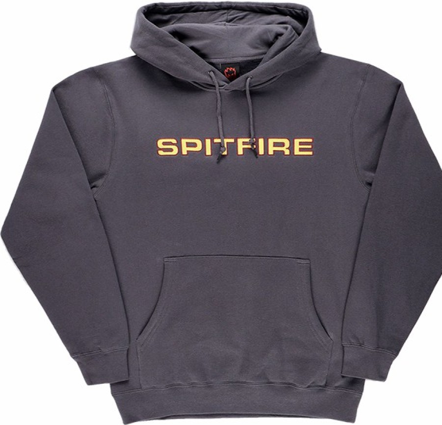 Clothing & Accessories Spitfire | Sf Classic 87 Emb Hd/Swt M-Charcoal/Red/Gold