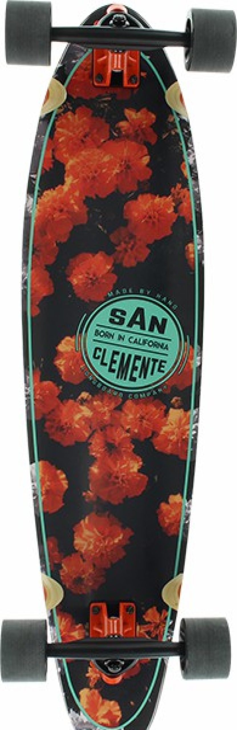 Skateboards San Clemente | Scsc Orange Blossom Squashtail Complete-9×36 – Sq9