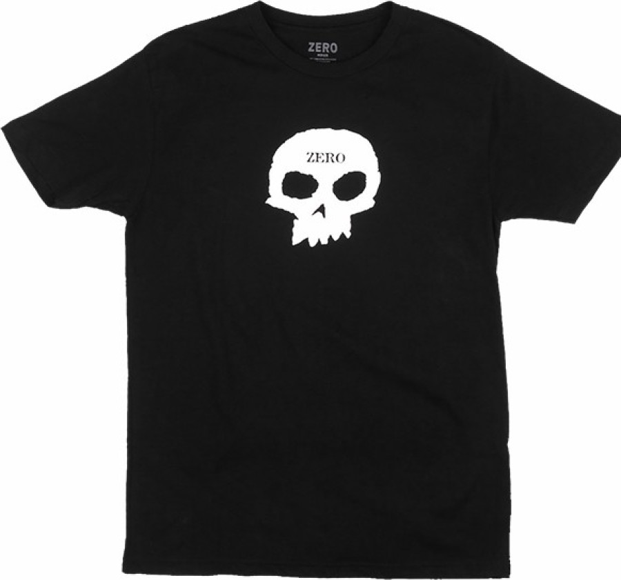 Clothing & Accessories Zero | Zero Single Skull Ss Black