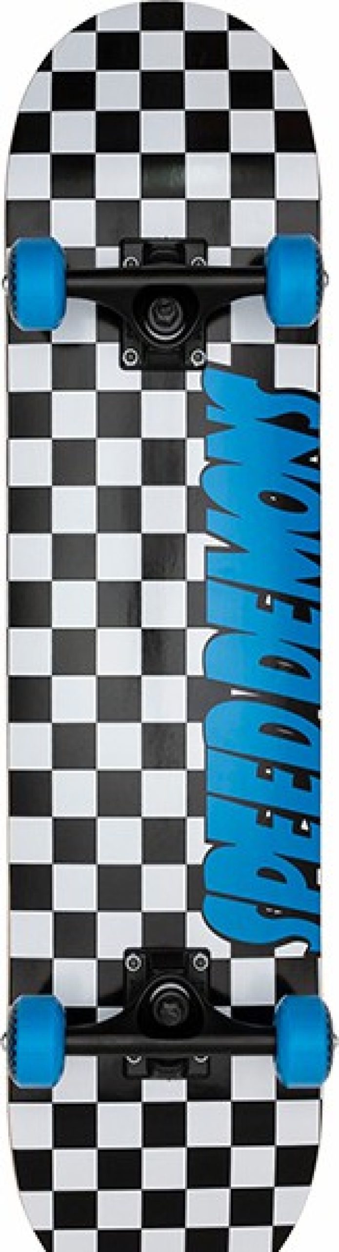 Skateboards Speed Demons | Sd Checkers Complete-7.25 Blk/Blue