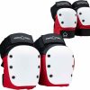 Clothing & Accessories Pro Tec | Protec Street Combo 2/Pk M-Red/Wht/Blk