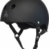 Clothing & Accessories triple eight | T8 Helmet Blk Rubber/Blk – Xl