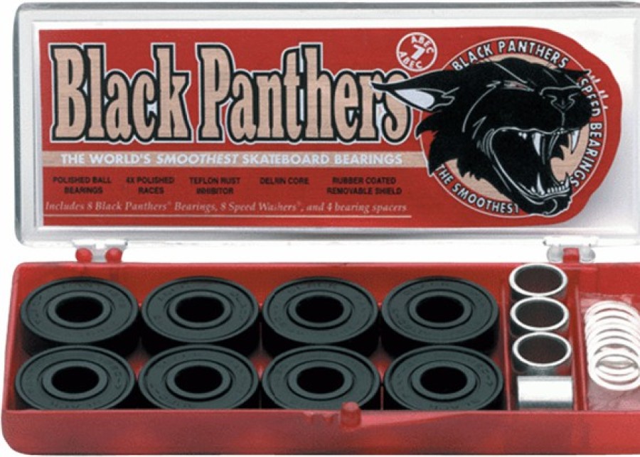 Components Shortys | Shorty'S Black Panthers Abec-3 Single Set – 700