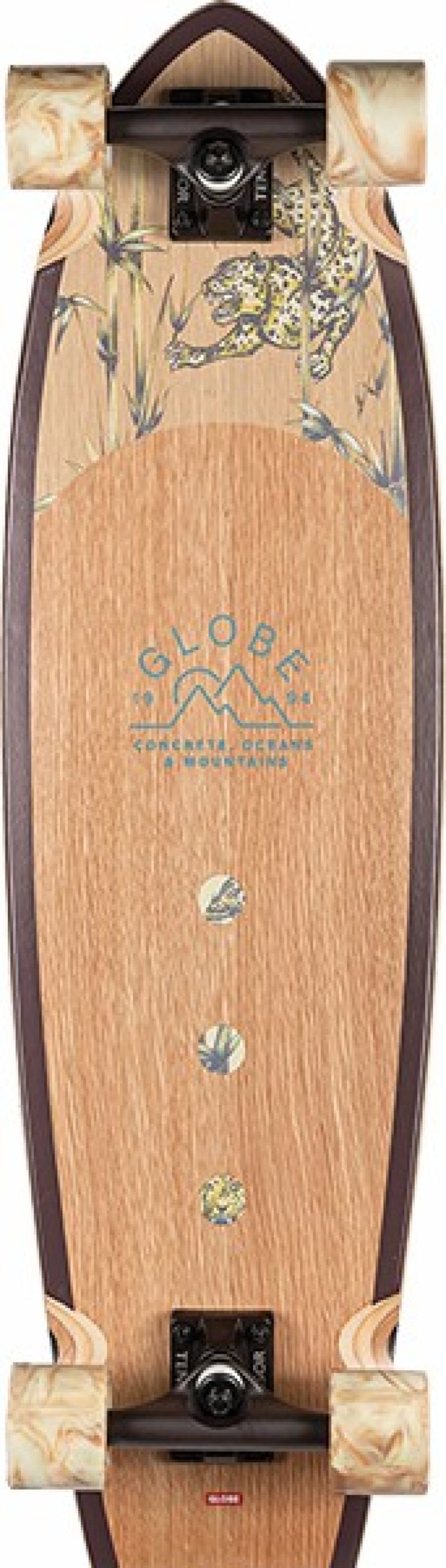 Skateboards Globe | Glb Chromantic Comp-9.5×33 White Oak/Jaguar