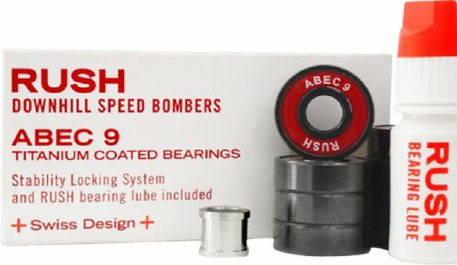 Components RUSH BEARINGS | Rush Downhill Speed Bombers Abec 9 Bearings – A90