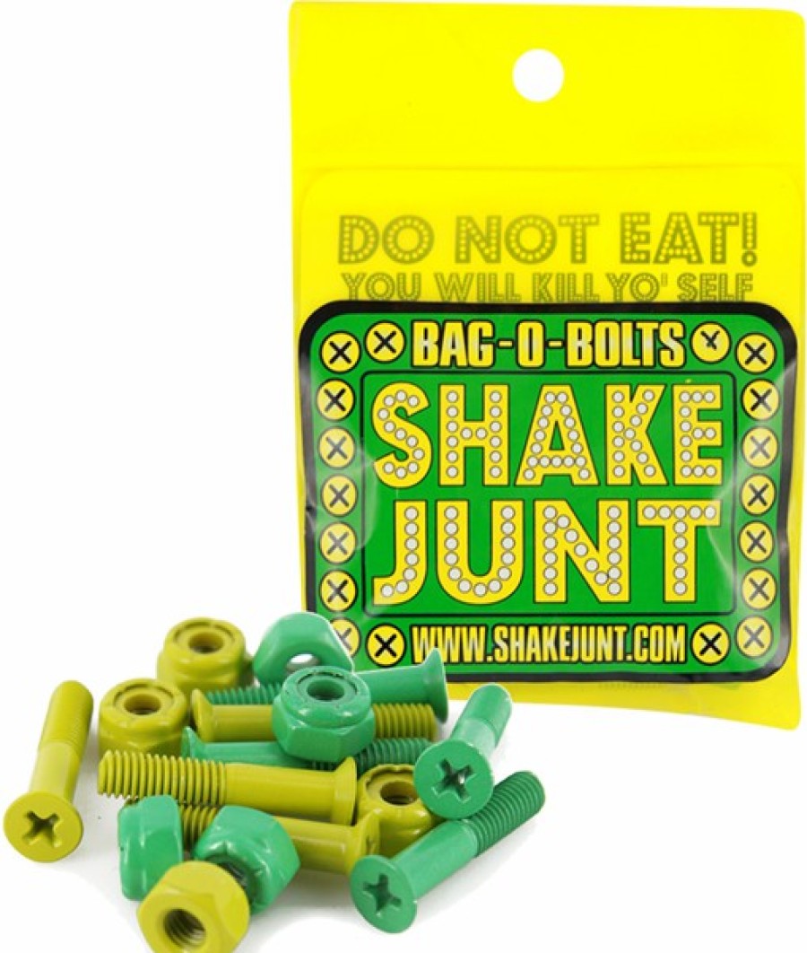 Components SHAKE JUNT | Sj Bag O Bolts All Grn & Yel Phillips 1Set – 7/8″