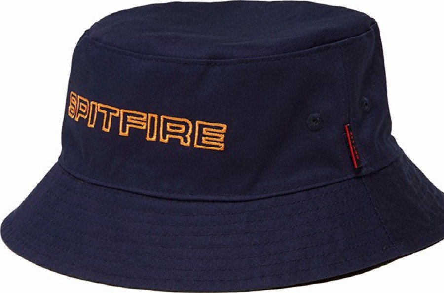 Clothing & Accessories Spitfire | Sf Classic 87 Reversible Bucket Hat Reflect/Navy