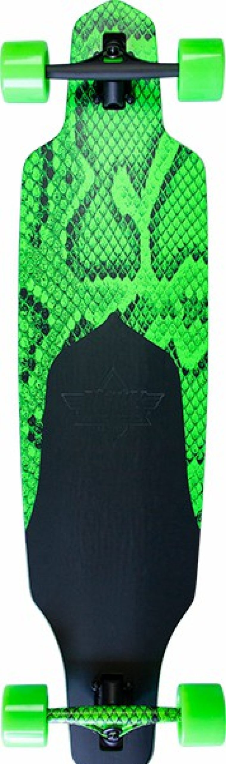 Skateboards Duster | Dusters Channel Snakeskin Lb Comp-38 Neon Grn