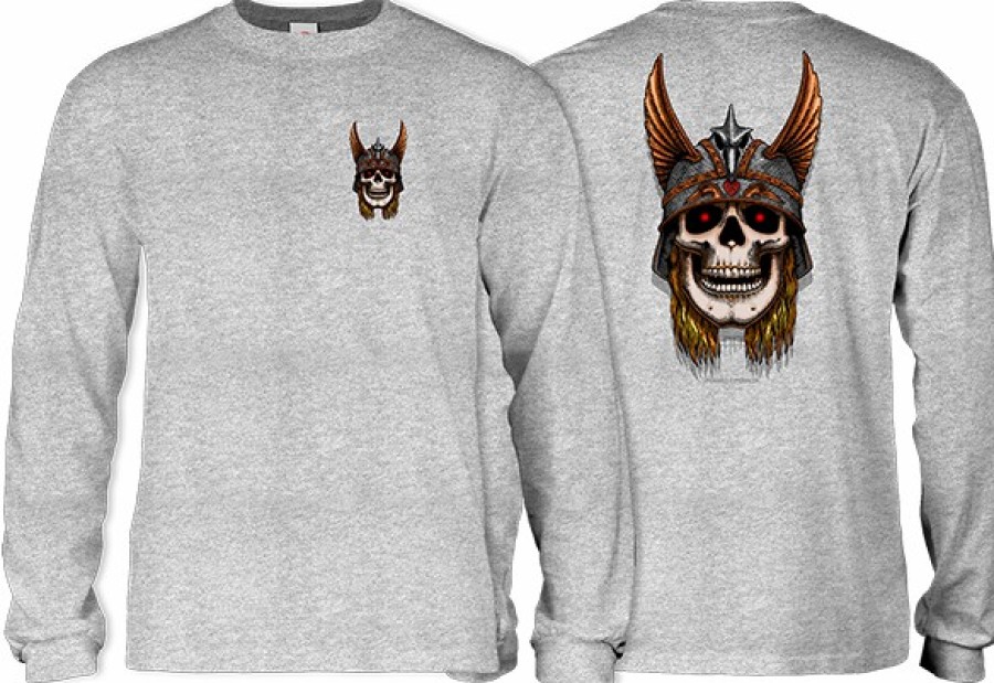 Clothing & Accessories Powell Peralta | Pwl/P Anderson Skull L/S S-Sport Grey