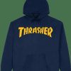 Clothing & Accessories Thrasher | Thrasher Cover Logo Hd/Swt S-Navy