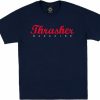 Clothing & Accessories Thrasher | Thrasher Script Ss S-Navy