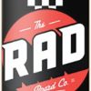 Skateboards Rad | Rad Checker Stripe Complete-8.0 Blk/Wht