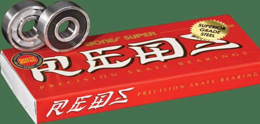 Components Bones Bearings | Bones Super Reds (Single Set) Bearings – 000