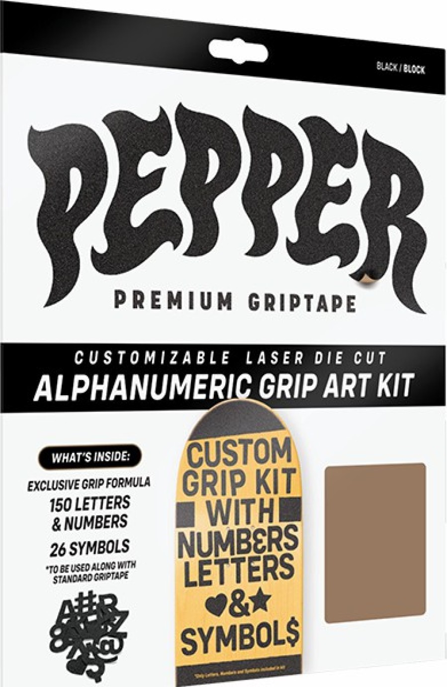 Components PEP | Pepper Custom Grip Kit Die-Cut Pieces Alphanumeric