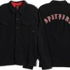 Clothing & Accessories Spitfire | Sf Old E Emb Flannel Ls Xl-Black