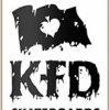 Skateboards KFD | Kfd Thrashed Stacked Complete-7.75 White