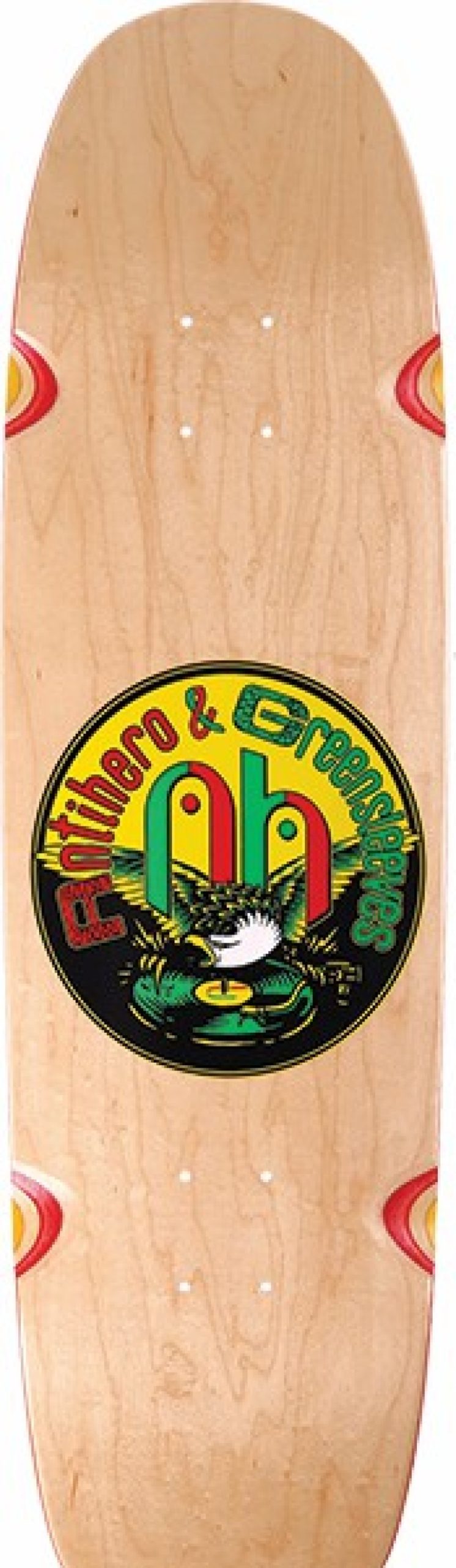 Skateboards ANTI HERO | Ah Greensleeves Deck-9X31.5 Wheel Wells