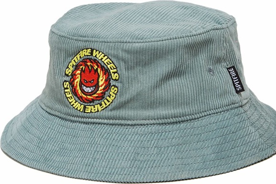 Clothing & Accessories Spitfire | Sf Og Fireball Bucket Hat Adj-Blue