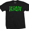 Clothing & Accessories HEROIN | Heroin Dead Toons Ss S-Blk