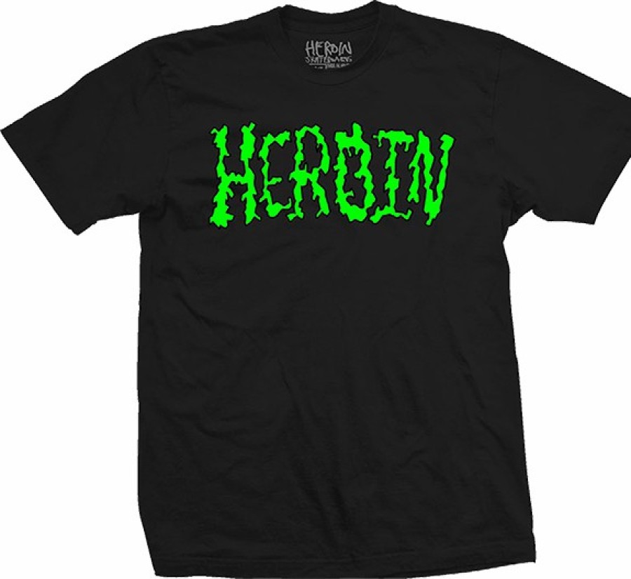 Clothing & Accessories HEROIN | Heroin Dead Toons Ss S-Blk