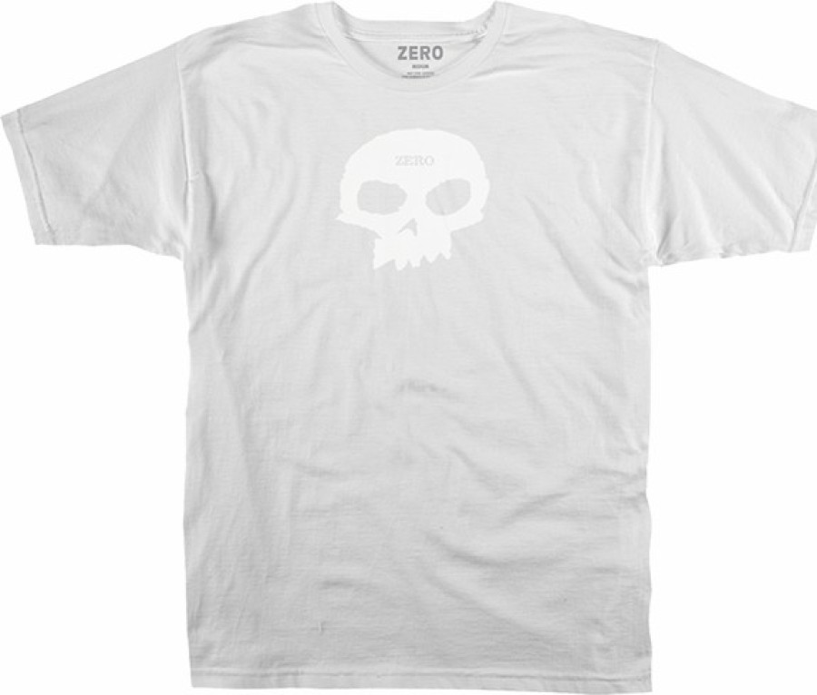 Clothing & Accessories Zero | Zero Single Skull Ss S-Wht/Wht