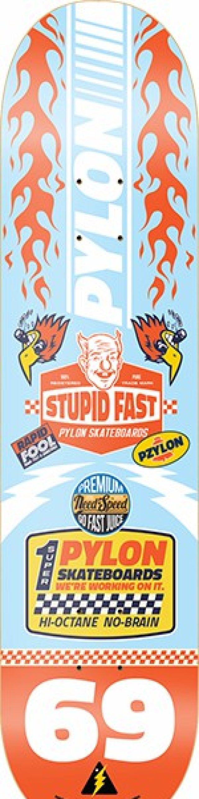 Skateboards PYL | Pylon Stupid Fast Deck-8.5