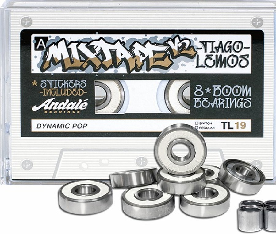 Components ANDALE | Andale Lemos Mixtape Volume 2 Bearings Set Wht/Sil